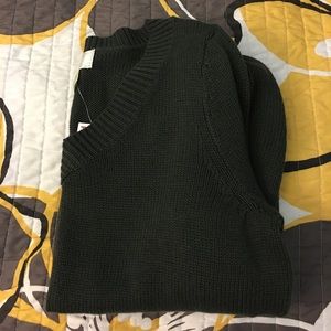Dark green sweater